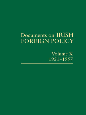 cover image of Documents on Irish Foreign Policy